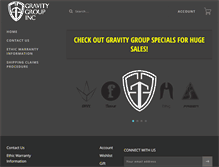 Tablet Screenshot of gravitygroup.co